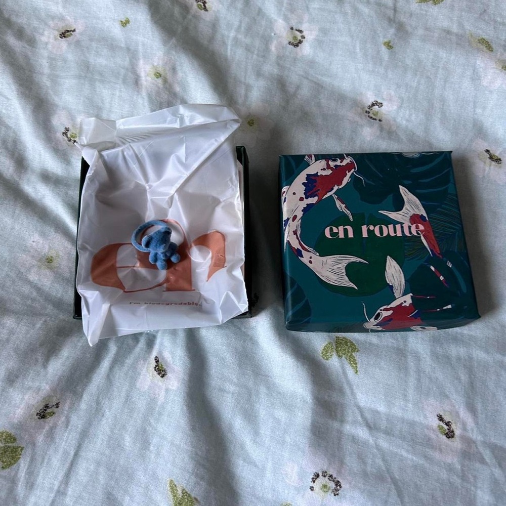En route teddy bear ring 🧸